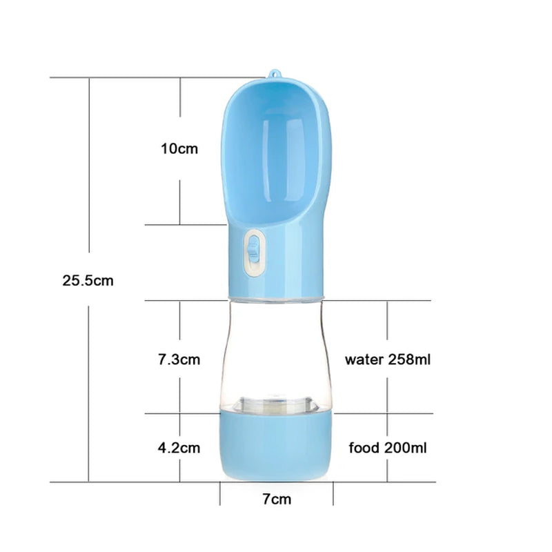 Portable Pet Water Food Bottle: On-the-Go Hydration for Dogs