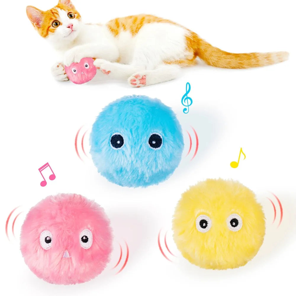 Smart Catnip Ball, Interactive Toy for Cats