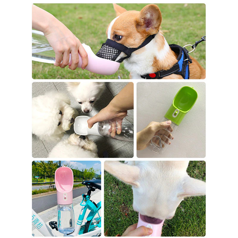Portable Pet Water Food Bottle: On-the-Go Hydration for Dogs