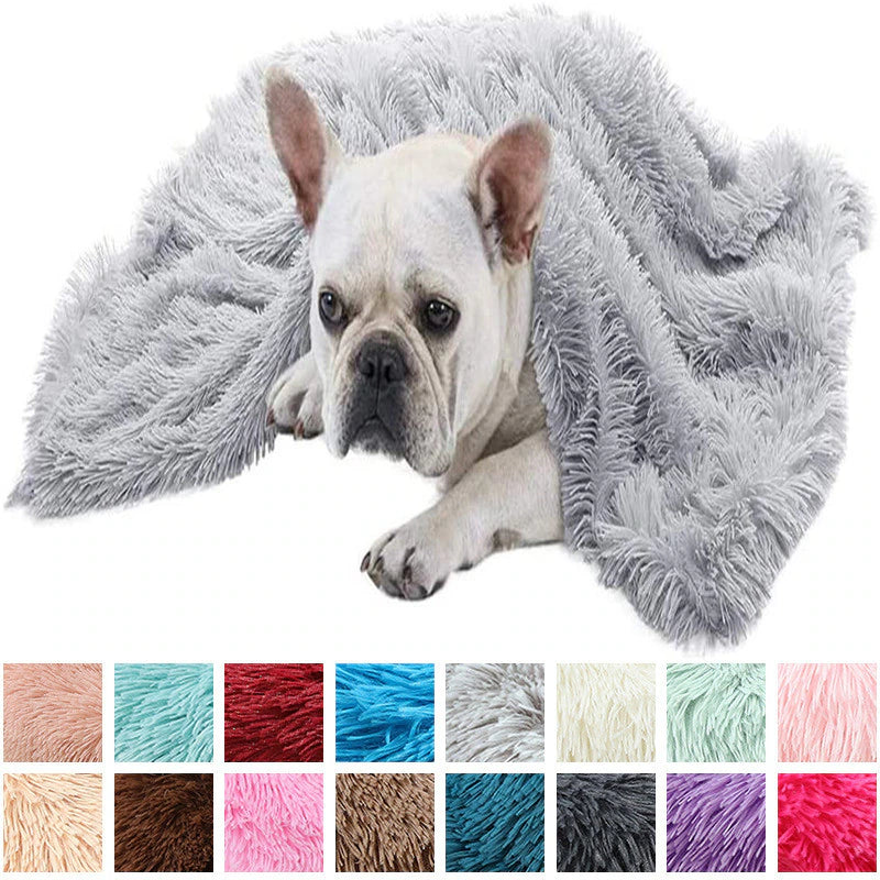 Super Soft Fleece Fluffy Pet Blankets Dog Sleeping Matmattress Extra Warm Pet Cushion for Small Medium Large Dogs & Cats