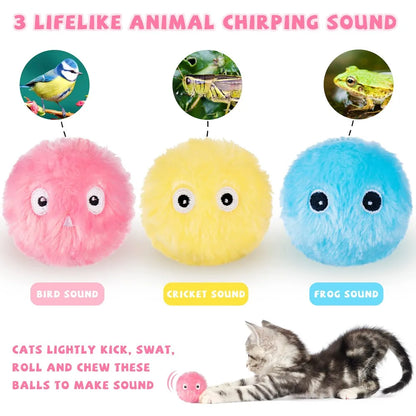 Smart Catnip Ball, Interactive Toy for Cats