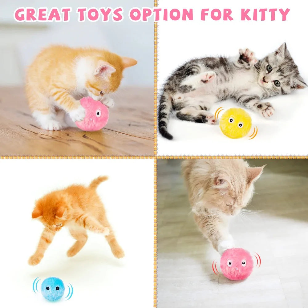 Smart Catnip Ball, Interactive Toy for Cats